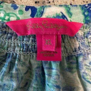 Lilly Pulitzer Blue and Green Top